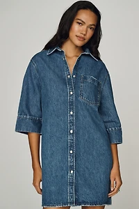 Anine Bing Mary Button-Front Dress