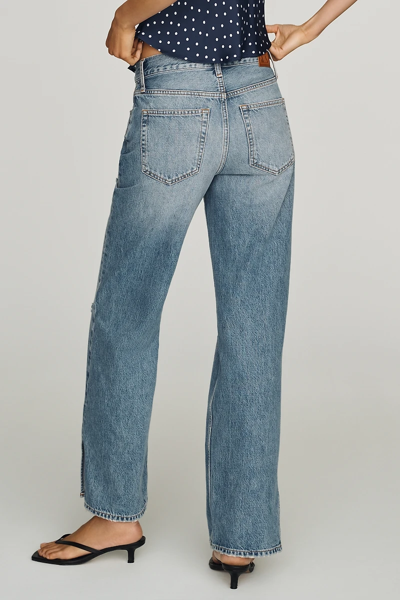 Anine Bing Roy 31" Cotton Jeans