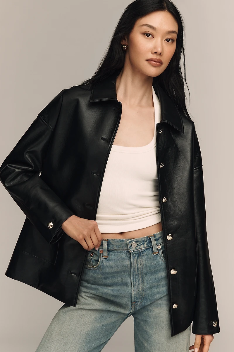 Anine Bing Luca Leather Jacket