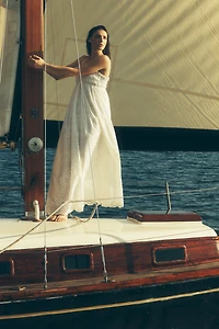 Faithfull The Brand Etta Sleeveless Empire Maxi Dress