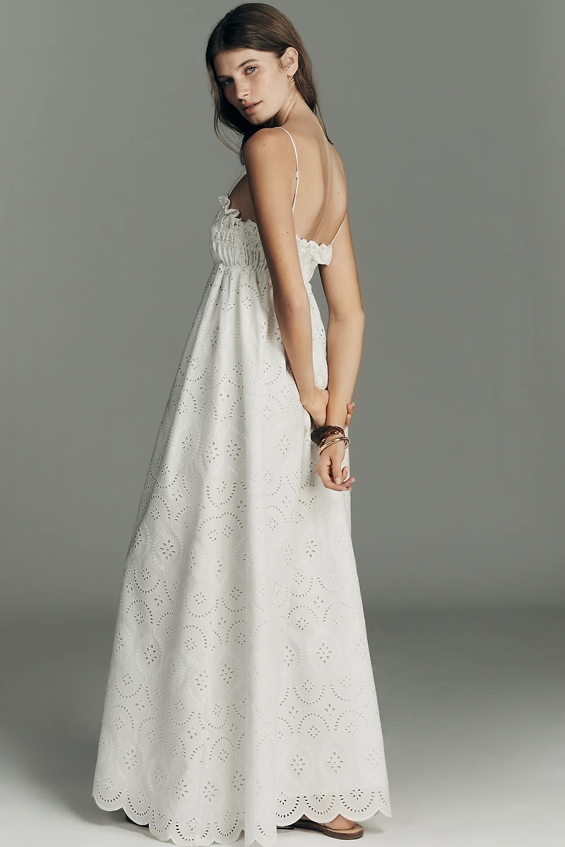 Faithfull The Brand Etta Sleeveless Empire Maxi Dress