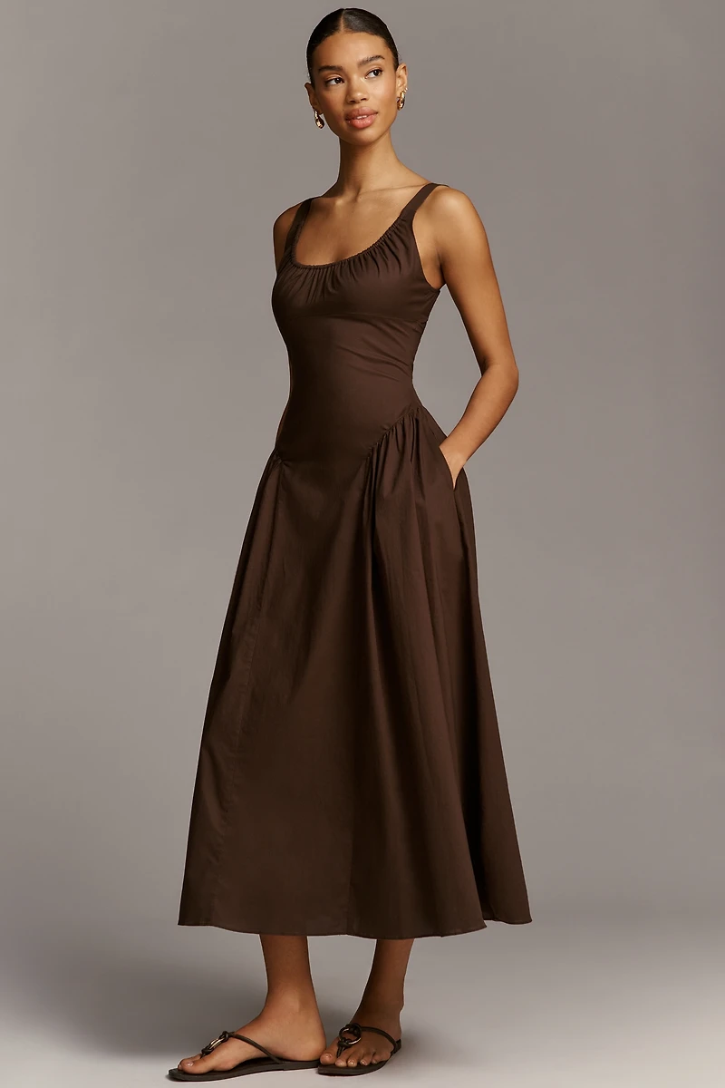 Faithfull The Brand Marcella Sleeveless Midi Dress