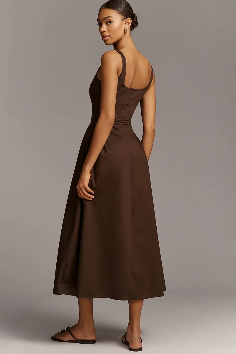 Faithfull The Brand Marcella Sleeveless Midi Dress