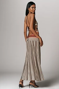 Faithfull The Brand Maretta Sleeveless High-Neck Maxi Dress