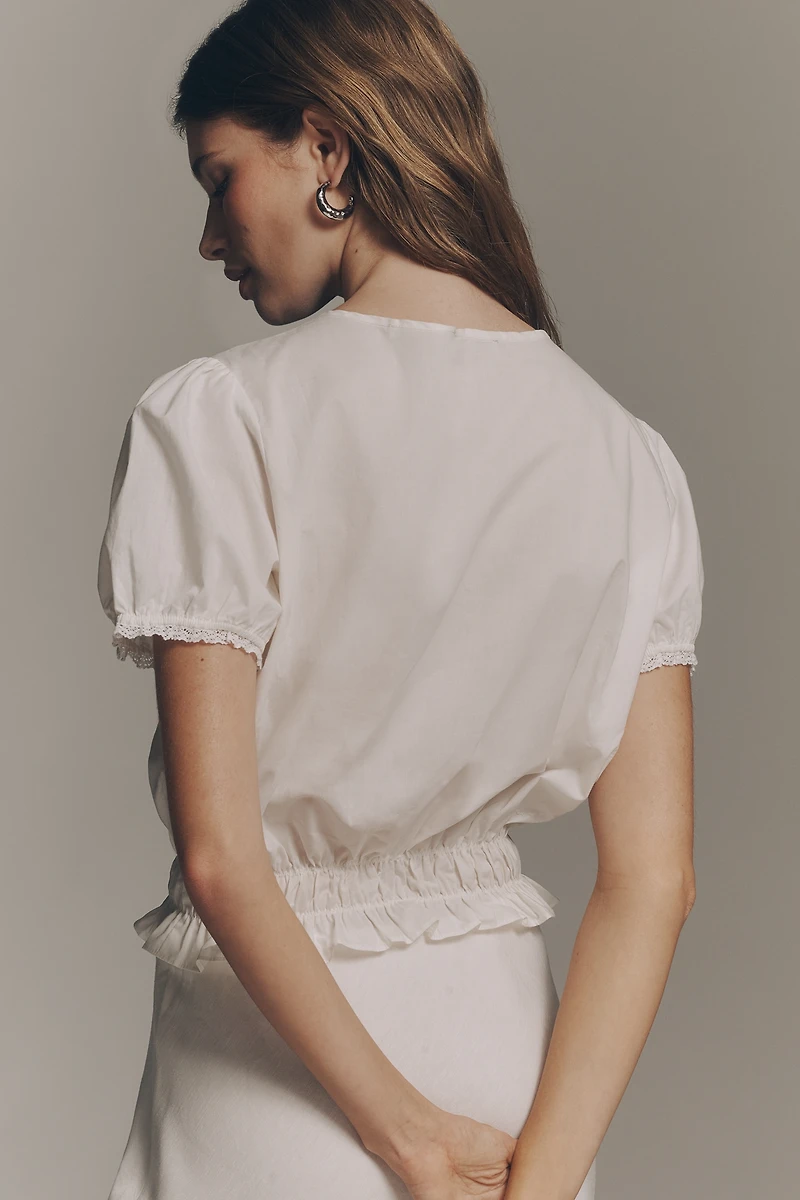 Faithfull The Brand Fiora Lace Blouse