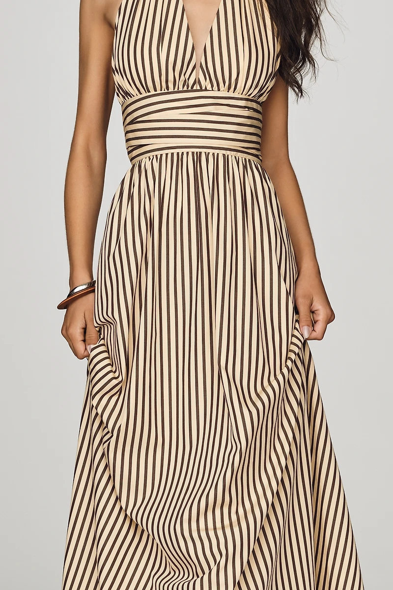 Faithfull Lido 100% Cotton Maxi Dress