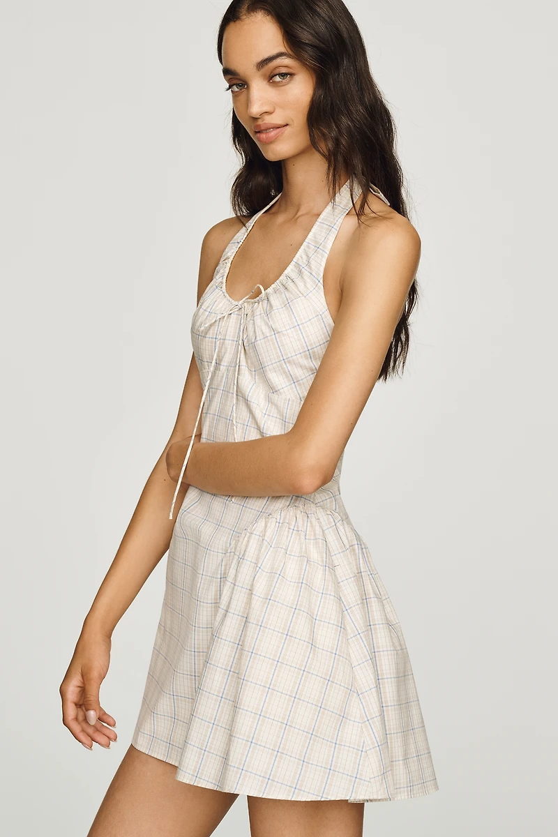 Faithfull Lola 100% Cotton Mini Dress