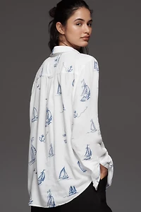 Rails Kathryn Sailboat Buttondown Shirt