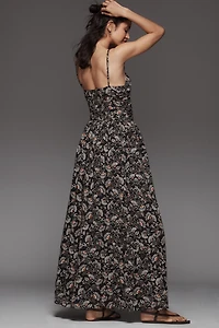 Rails Palm Sleeveless V-Neck Maxi Dress