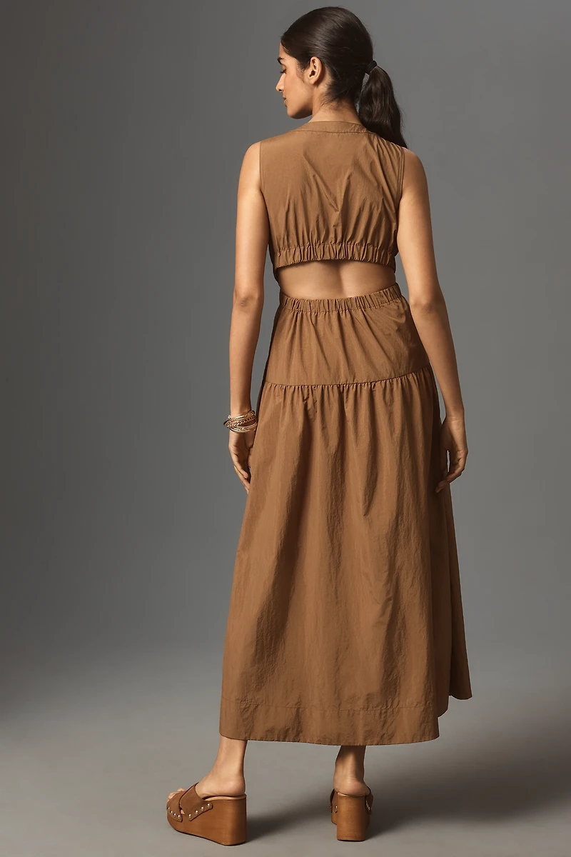 Rails Genevieve Sleeveless V-Neck Midi Dress