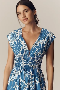Rails Roxanne Sleeveless V-Neck Midi Dress