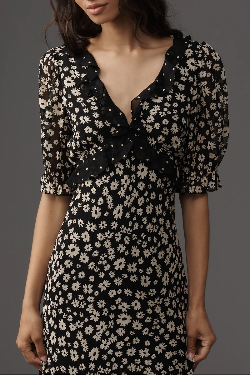 Rails Annmarie Short-Sleeve Midi Dress