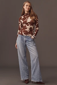 Rails Joelle Long-Sleeve Shirred Top
