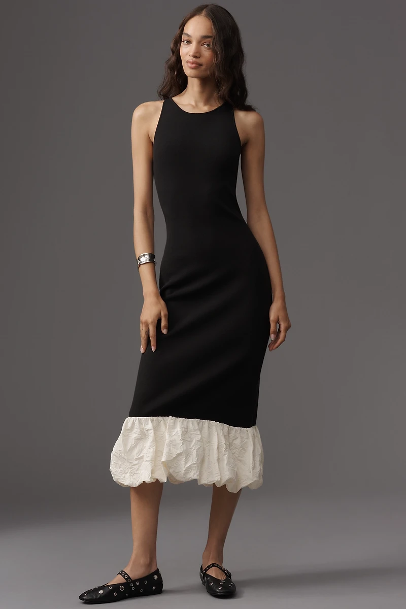 Rails Cheryl Sleeveless Knit Bubble Midi Dress