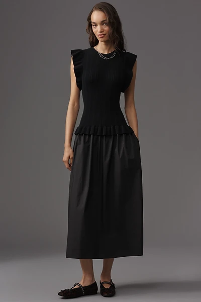 Rails Deidre Sleeveless Twofer Midi Dress