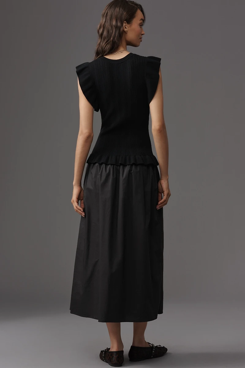 Rails Deidre Sleeveless Twofer Midi Dress