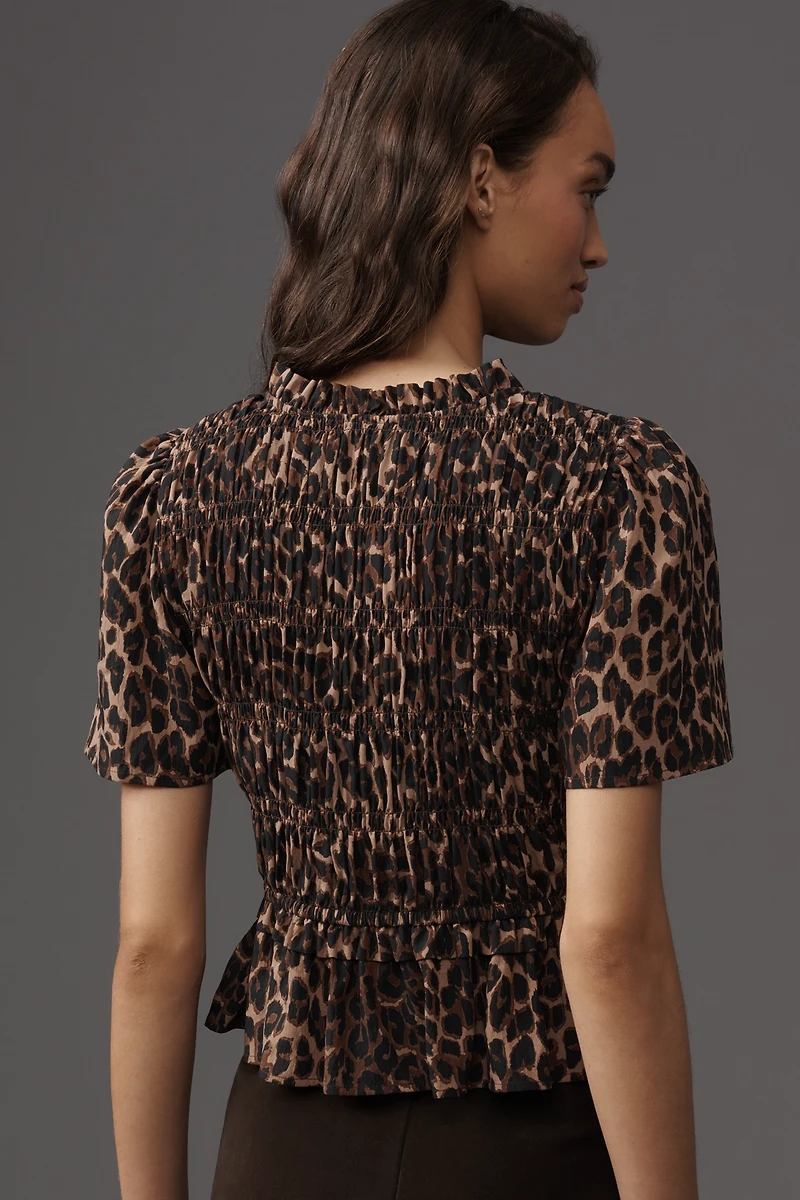 Rails Portia Short-Sleeve V-Neck Blouse