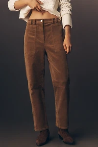 Rails Lunar Cord High-Rise Barrel-Leg Pants