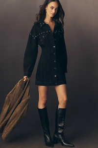 Rails Ladera Studded Denim Mini Dress