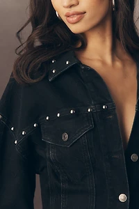 Rails Ladera Studded Denim Mini Dress