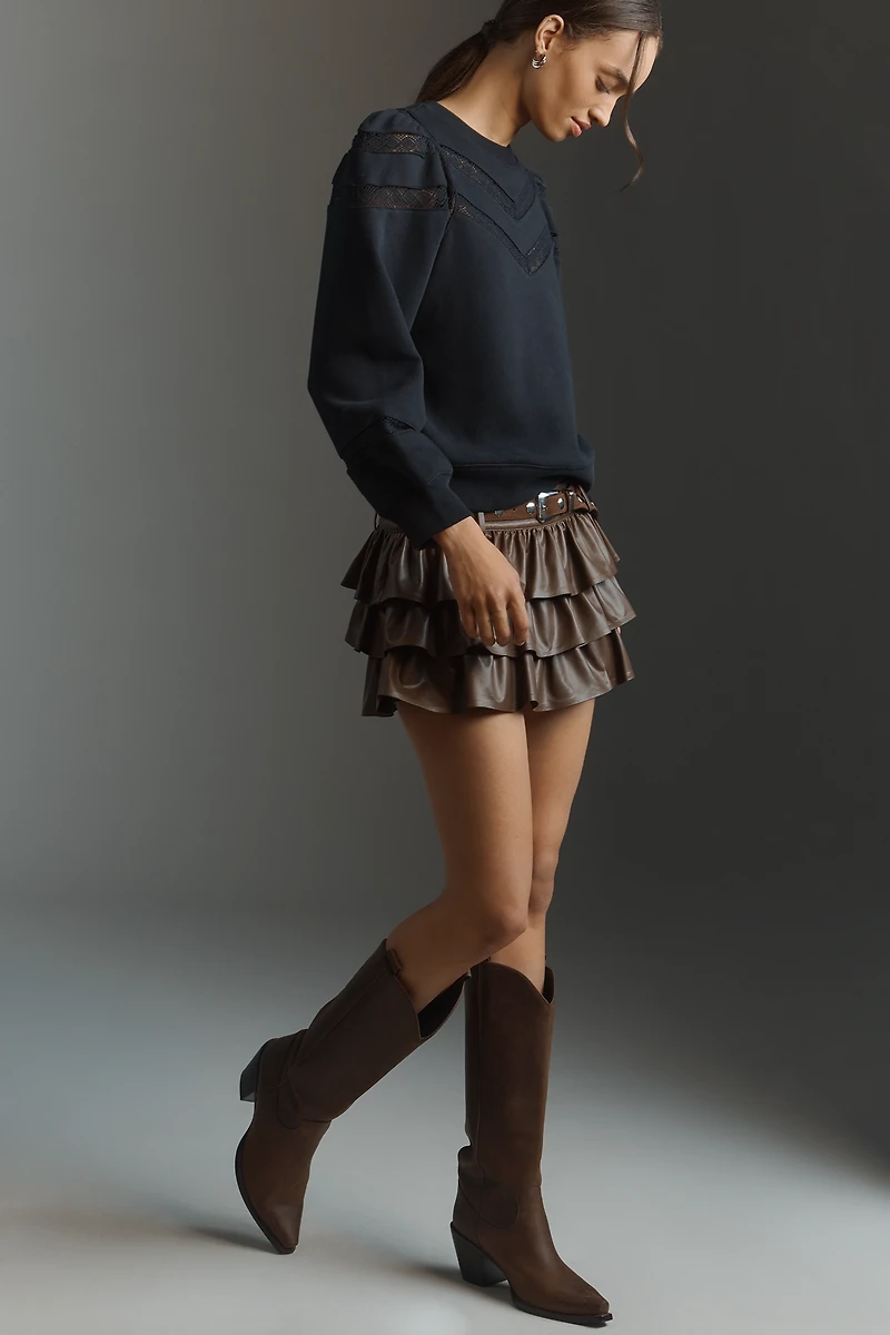 Rails Isles Crew-Neck Lace Pullover