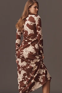 Rails Margaret Long-Sleeve Mesh Midi Dress