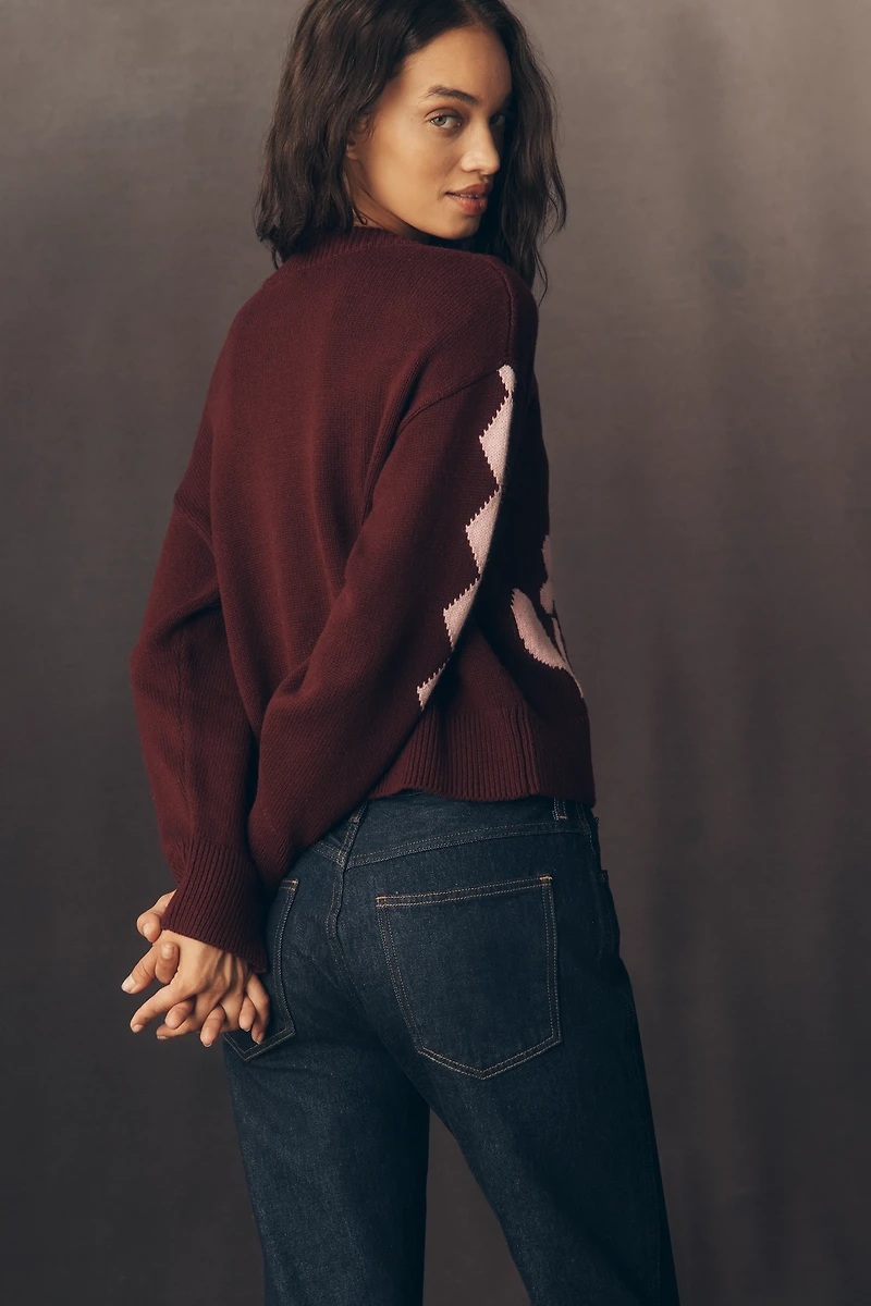 Rails Mavie Crew-Neck Cardigan Sweater