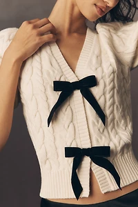 Rails Clarissa Short-Sleeve Cardigan Sweater