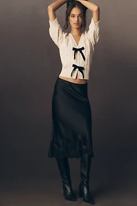 Rails Clarissa Short-Sleeve Cardigan Sweater