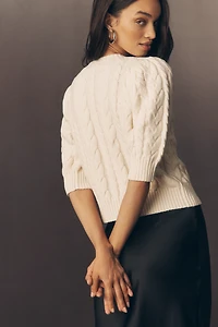 Rails Clarissa Short-Sleeve Cardigan Sweater