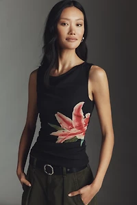 Rails Fete Ruched Knit Tank