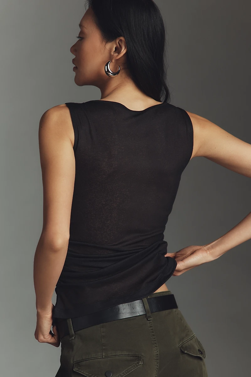 Rails Fete Ruched Knit Tank