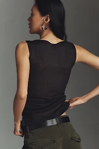 Rails Fete Ruched Knit Tank