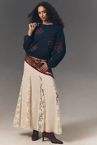 Rails Tiffany Embroidered Crew-Neck Sweatshirt