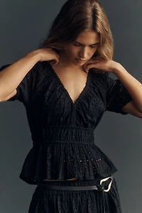 Rails Argenta Short-Sleeve Blouse