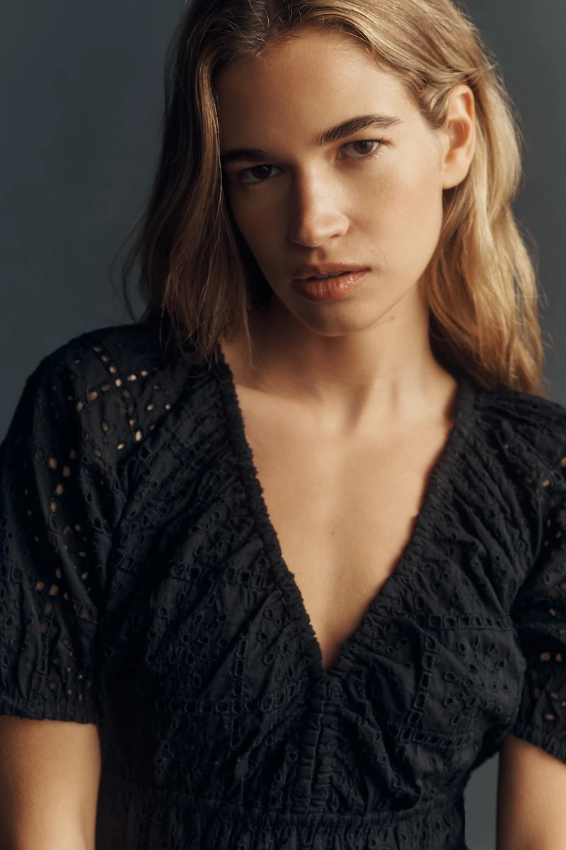 Rails Argenta Short-Sleeve Blouse