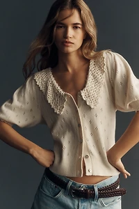 Rails Mindy Short-Sleeve Cardigan