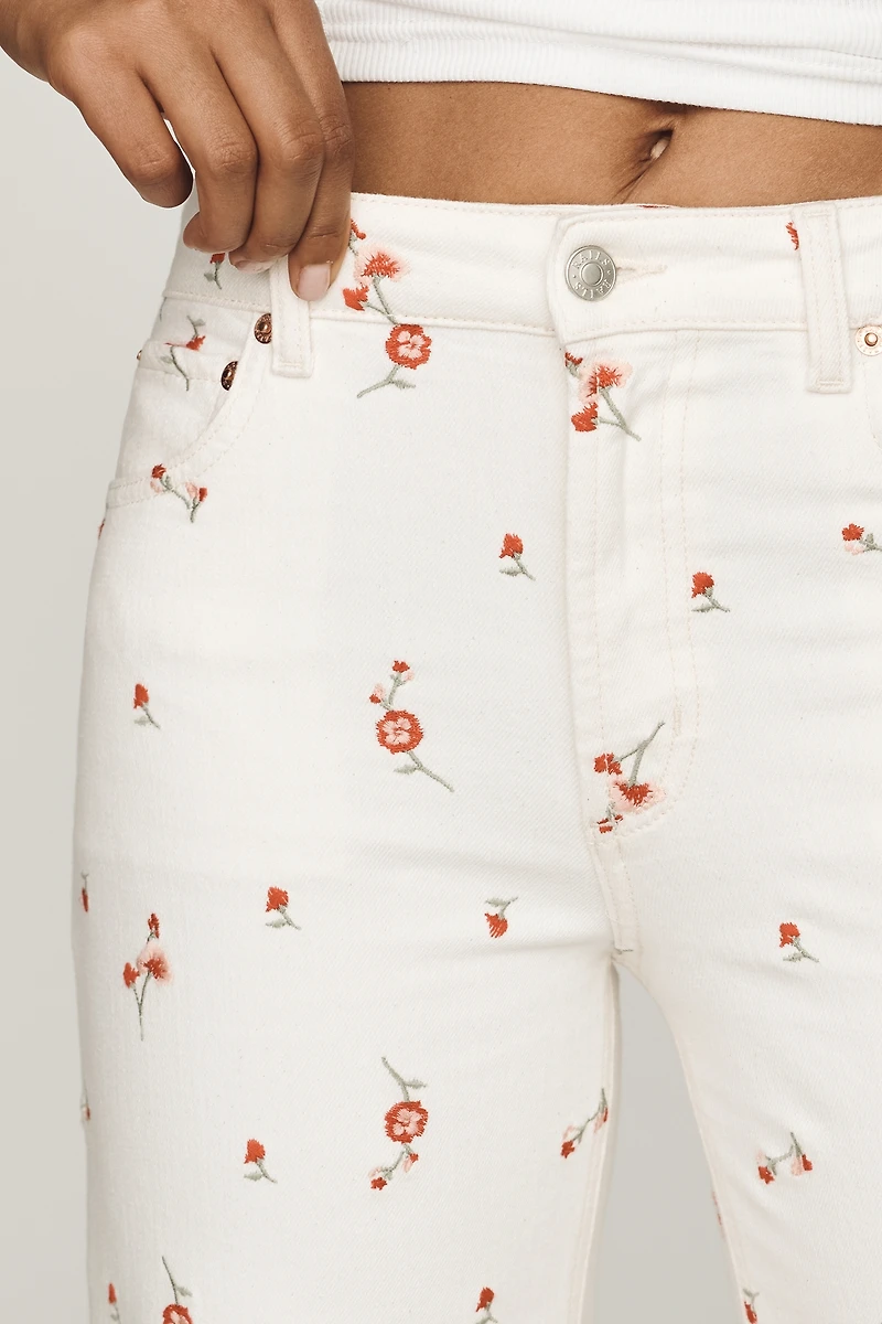 Rails Getty Floral Crop Jeans