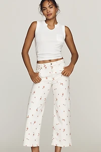 Rails Getty Floral Crop Jeans