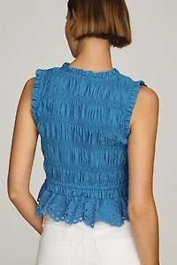 Rails Martine Cotton Shirred Blouse