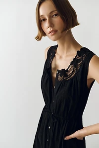 Rails Lorina Cotton Cutwork Maxi Dress