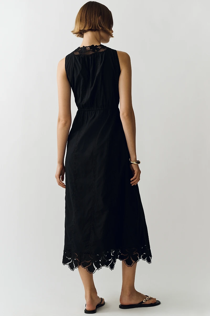 Rails Lorina Cotton Cutwork Maxi Dress
