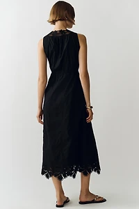 Rails Lorina Cotton Cutwork Maxi Dress