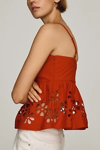 Rails Meru 100% Cotton Cutwork Tank