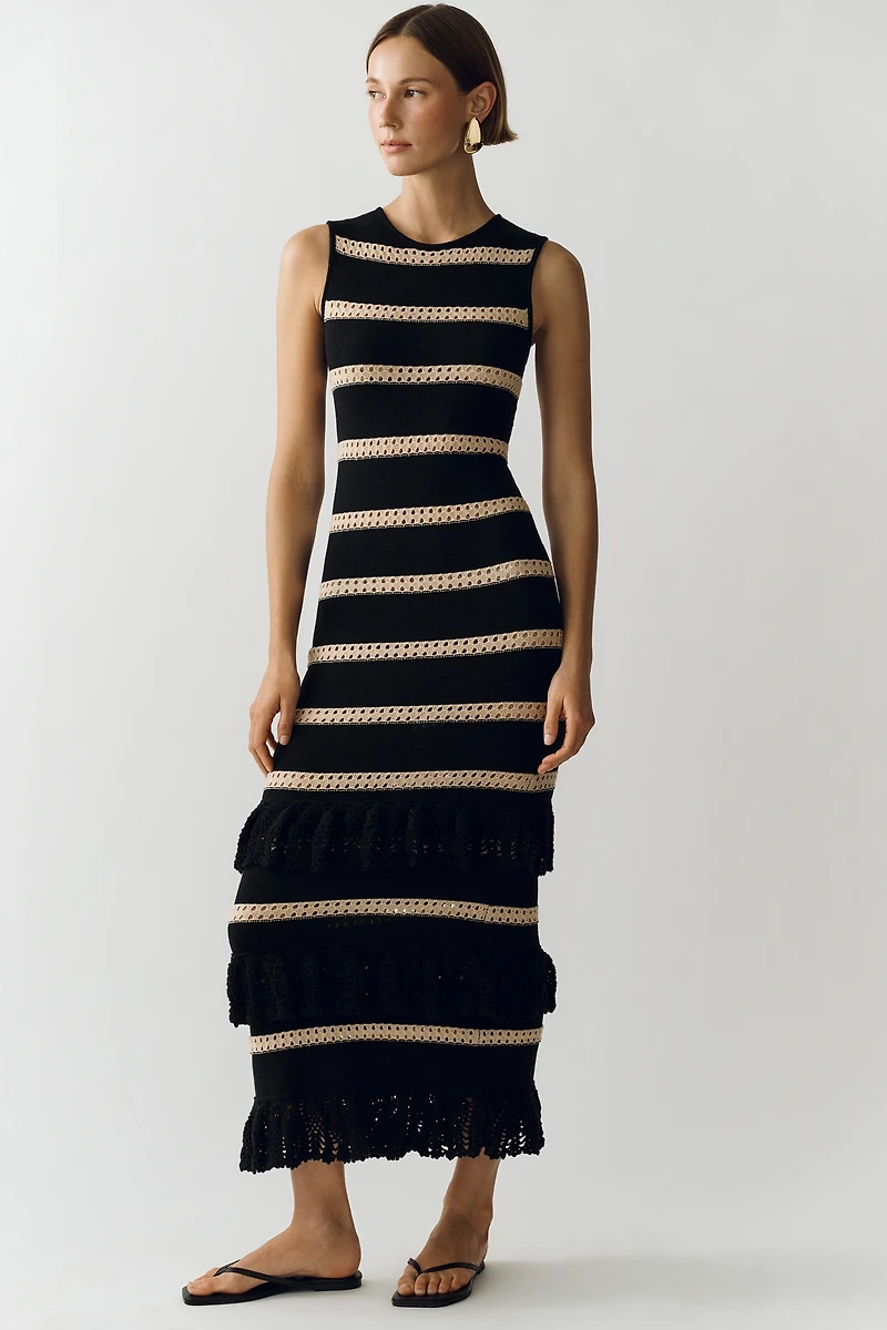 Rails Ana Tiered Midi Dress