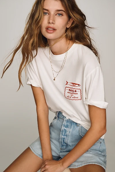 Rails Souvenir Cotton Graphic Tee