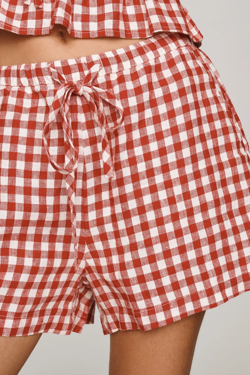 Rails Jenner 100% Linen Shorts