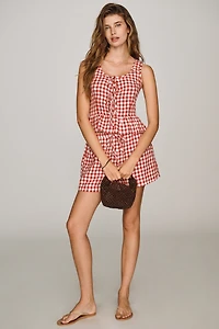 Rails Jonah Linen Tie-Front Top
