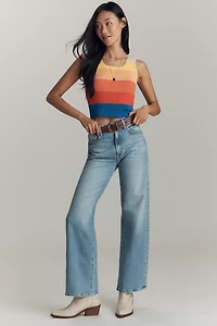 MOTHER The Round-Neck Ribbed Tank Top
