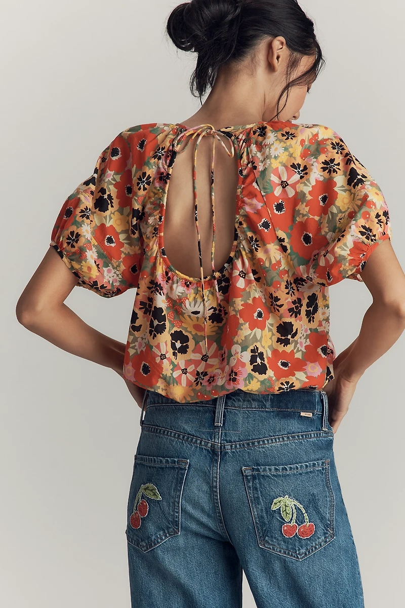 MOTHER the Party Back Blouse